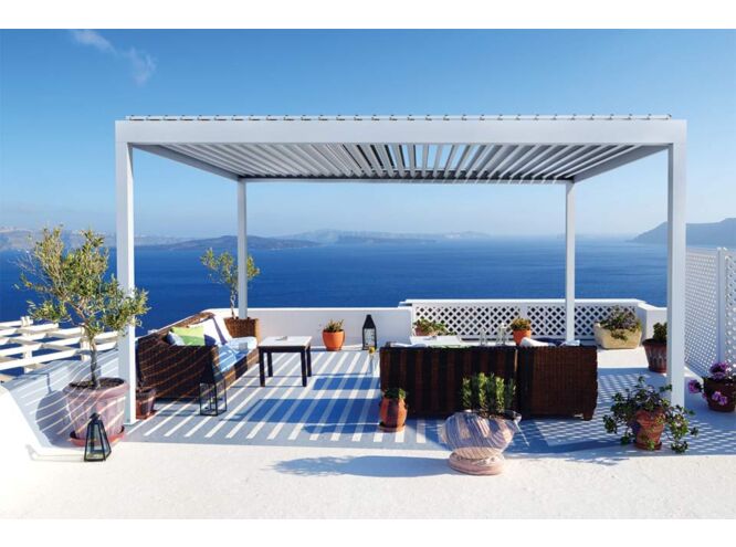 Louvered roof Milano
